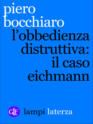 cover image of L'obbedienza distruttiva